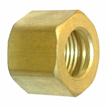 LARSEN SUPPLY CO 0.25 in. Brass Compression Nut, 6PK 207973